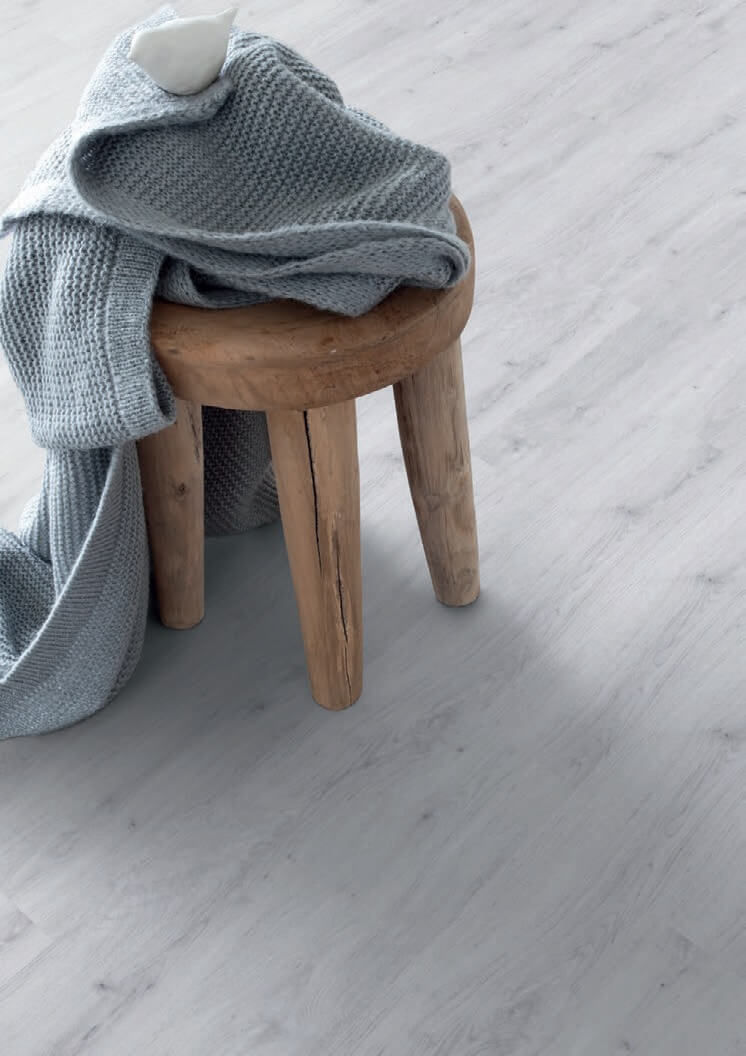 Vinylboden: Gerflor Vollvinyl Designbelag VIRTUO LOCK 30 SUNNY WHITE